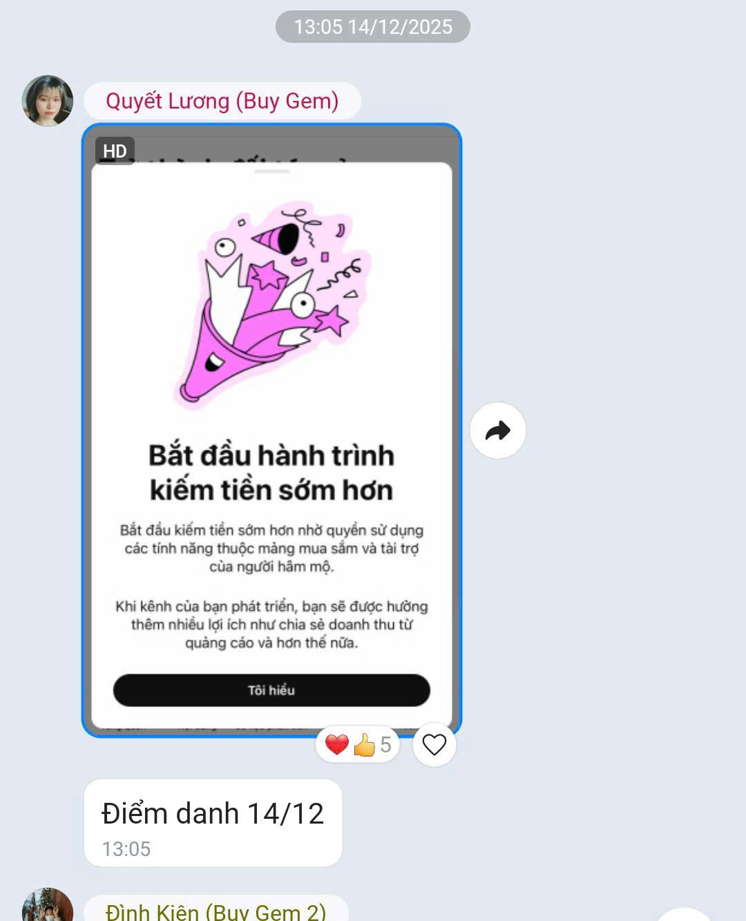 Feedback học viên 5